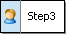 Step icon with person.