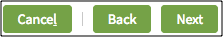 Cancel button, and then Back and Next buttons.