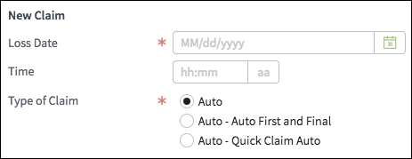 Multiple vertically stacked radio buttons with long labels.
