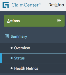 Sidebar with two levels.