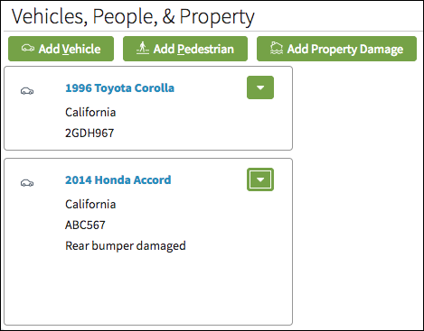 Spacer between panel rows.