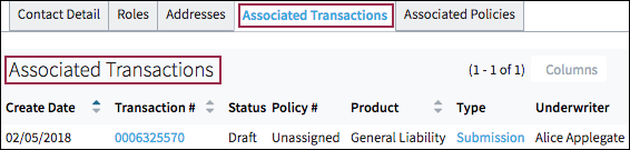 Selected tab title matching page heading.