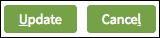 Toolbar with Update button to the left of Cancel button.