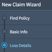 Wizard with enabled tasks in sidebar.